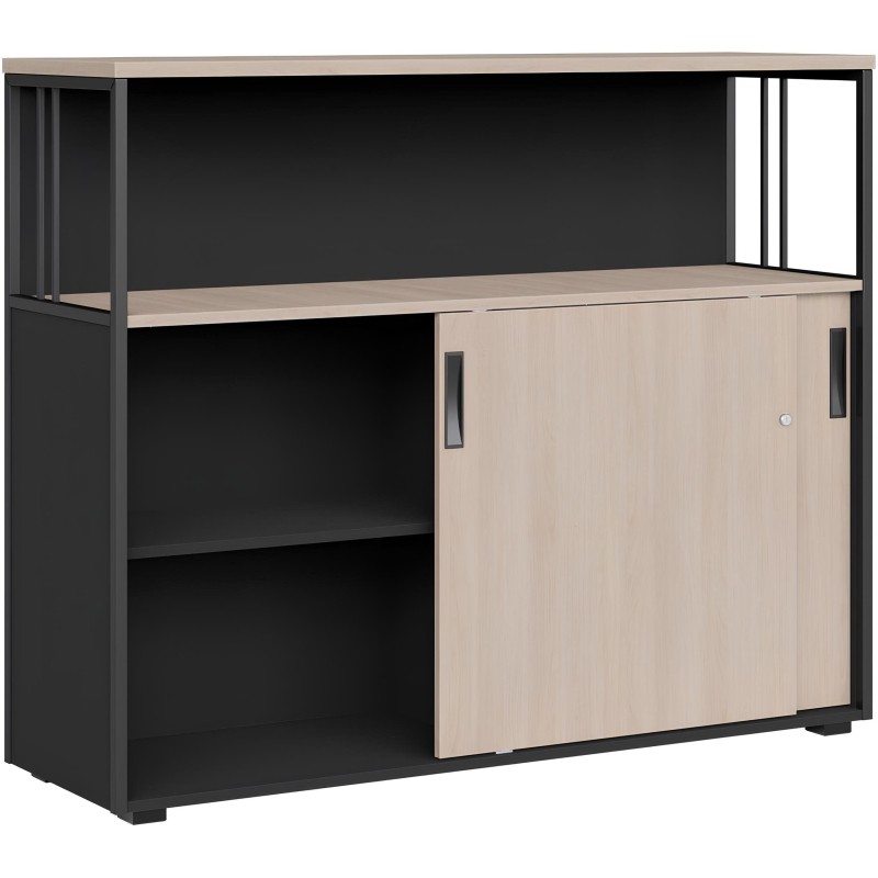 Шкаф купе высокий К-Loft 241Н009 выс.1116 дуб скандин./графит