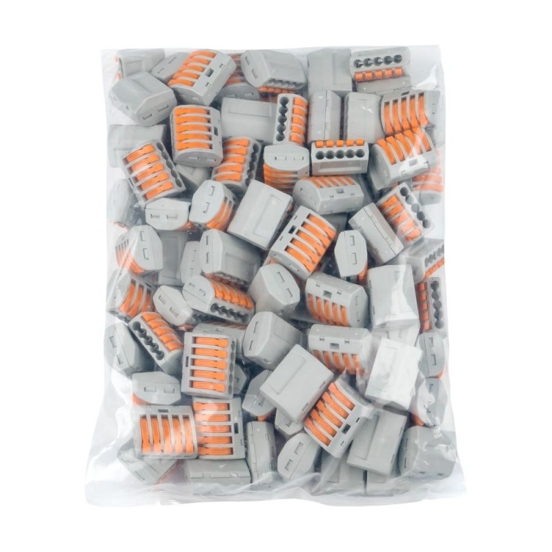 Клемма EKF CMK 222-415 с рычагом 5х0,08-2,5мм2 100шт/уп (plc-smk-415)