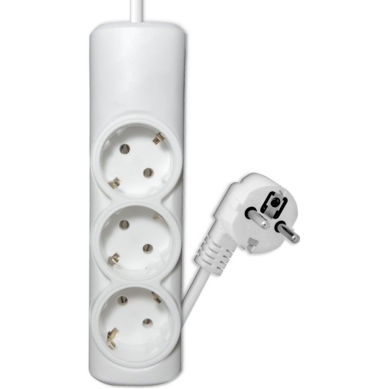 Удлинитель PROGIX PG320 3р/2м/3,5кВт/16А заземление, белый, ПВС 3х1.5