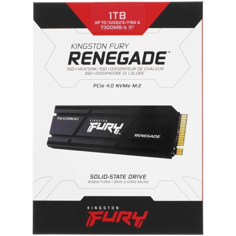 SSD накопитель Kingston Fury 1Tb PCI-E 4.0 NVMe M.2(SFYRSK/1000G)