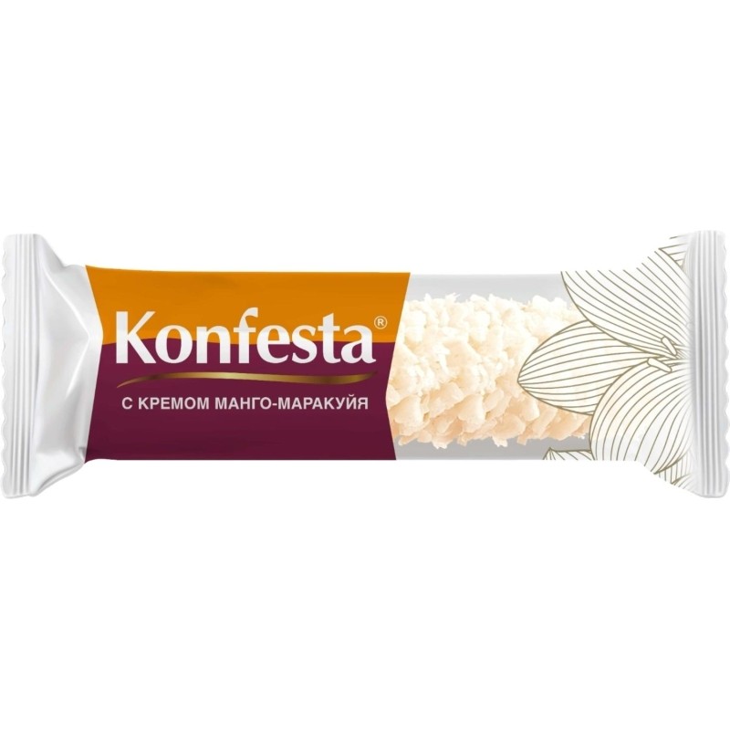 Конфеты Konfesta ассорти глазиров (кокос, малина, манго-маракуйя), 1100г/уп