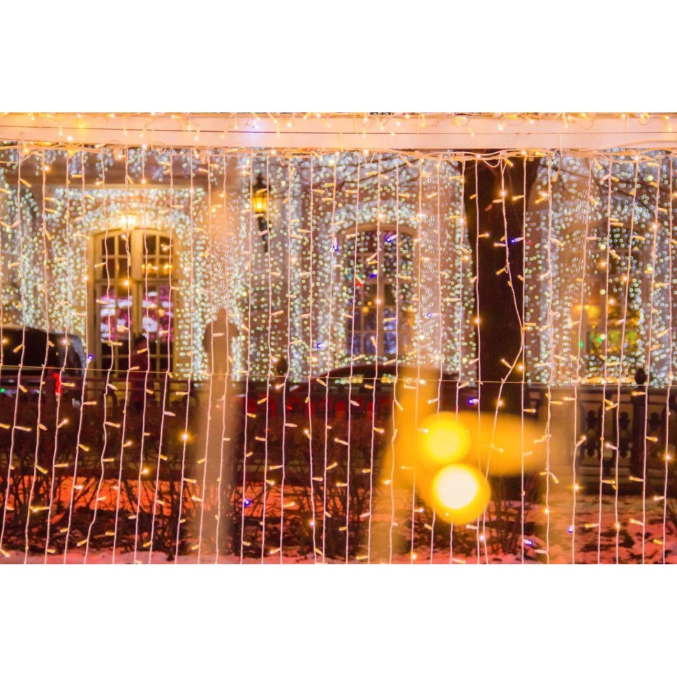 Электрогирлянда 264 LED ламп, размер 300х200 cм, тепл. белый, 1 реж. 94786