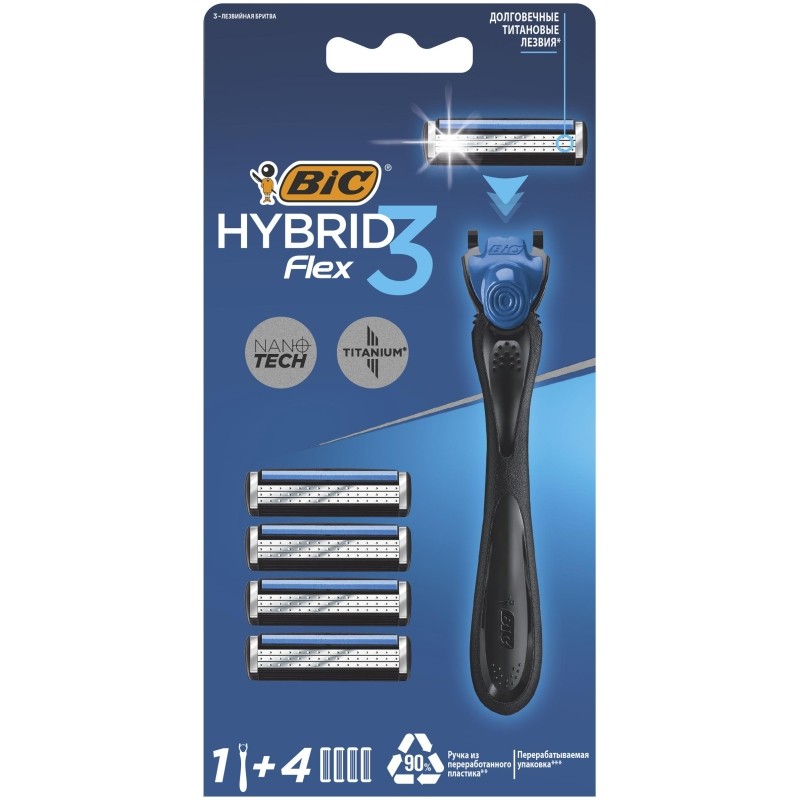 Бритва BIC Флекс 3 Гибрид 8930162