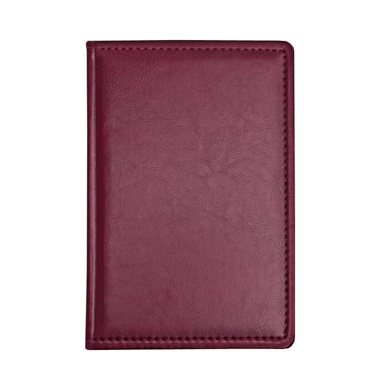 Ежедневник недатированный бордо, А6,100x150, 320стр, Agenda