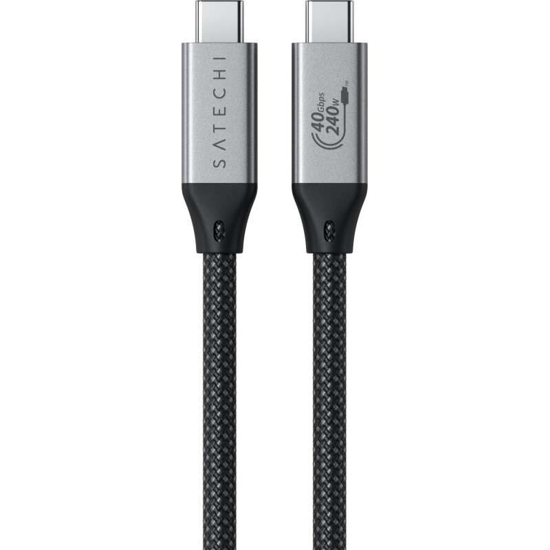 Кабель Satechi USB4 Pro Cable. Длина: 1,2м. Цвет: серый космос