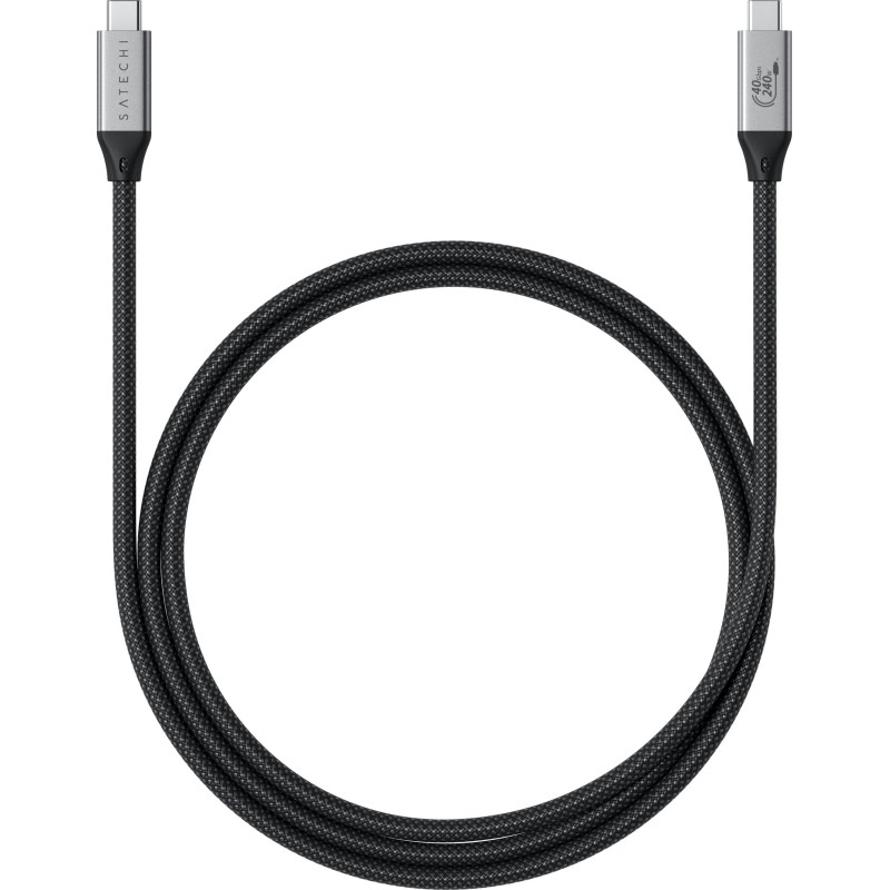 Кабель Satechi USB4 Pro Cable. Длина: 1,2м. Цвет: серый космос