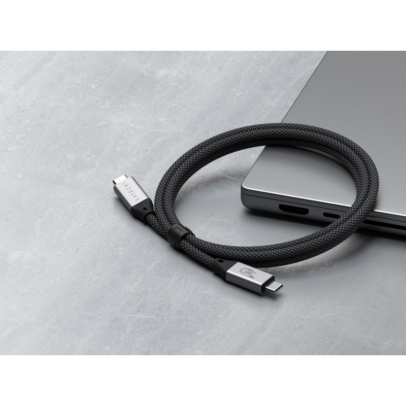 Кабель Satechi USB4 Pro Cable. Длина: 1,2м. Цвет: серый космос