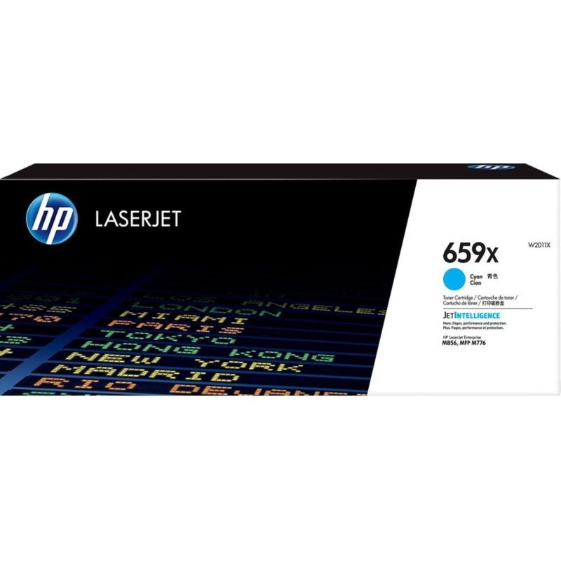 Картридж лазерный HP 659X W2011X голубой (29000стр.) для HP LJ M856/M776
