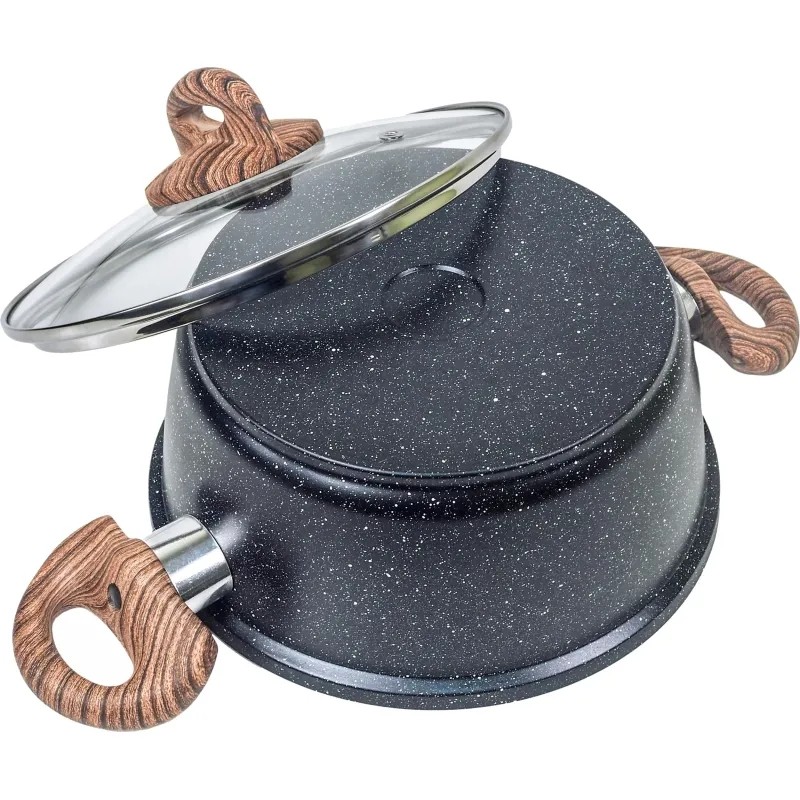 Кастрюля 2 л. с крышкой и ненагревающимися ручками Panairo ECO induction