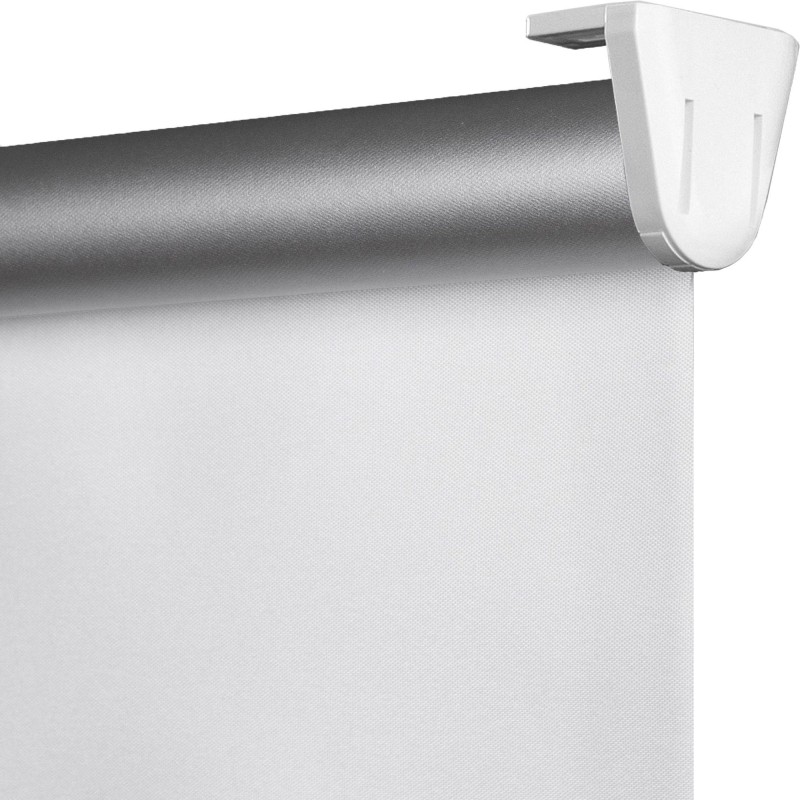 Рулонная штора Комус Мебель blackout silver 537837 V1, 100х160, белый