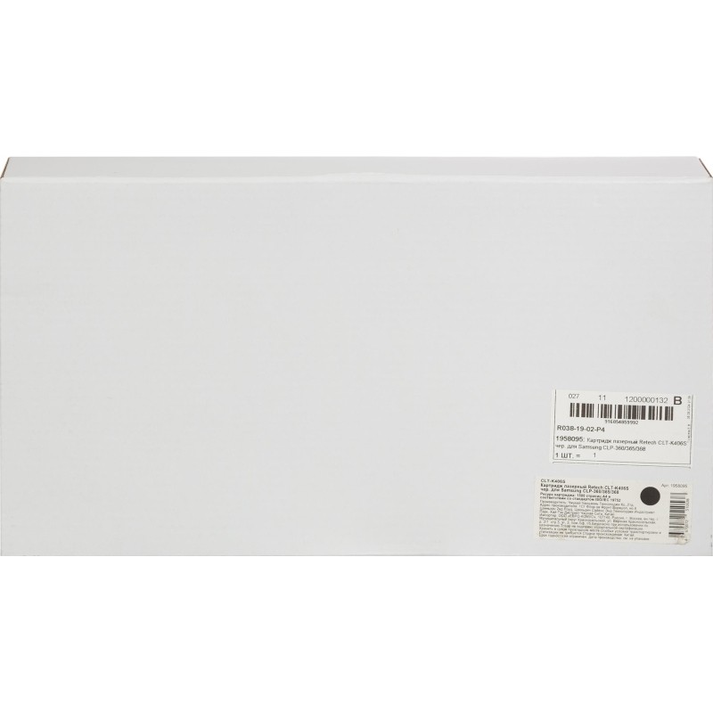 Картридж лазерный Retech CLT-K406S чер. для Samsung CLP-360/365/368