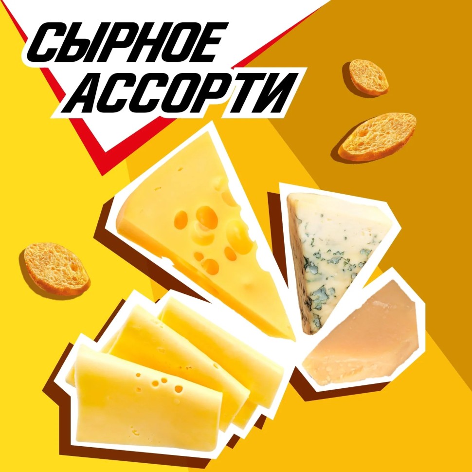 Сухарики Хрустим багет сырное ассорти 60гx24 шт/уп Сухарики Хрустим багет сырное ассорти 60гx24 шт/уп