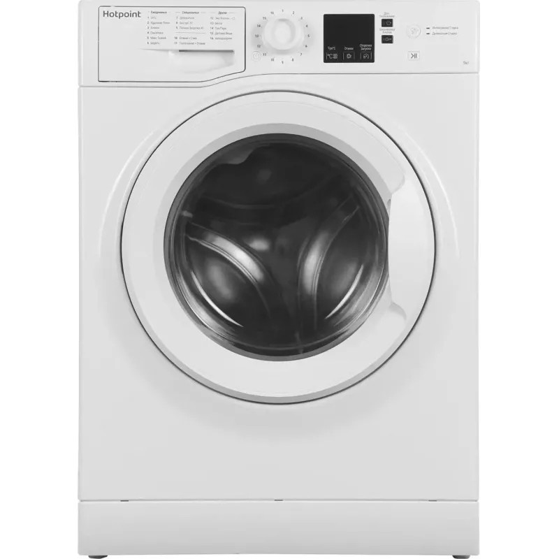 Стиральная машина Hotpoint NUS 5015 H RU кл.:A фронт. макс.:5кг белый