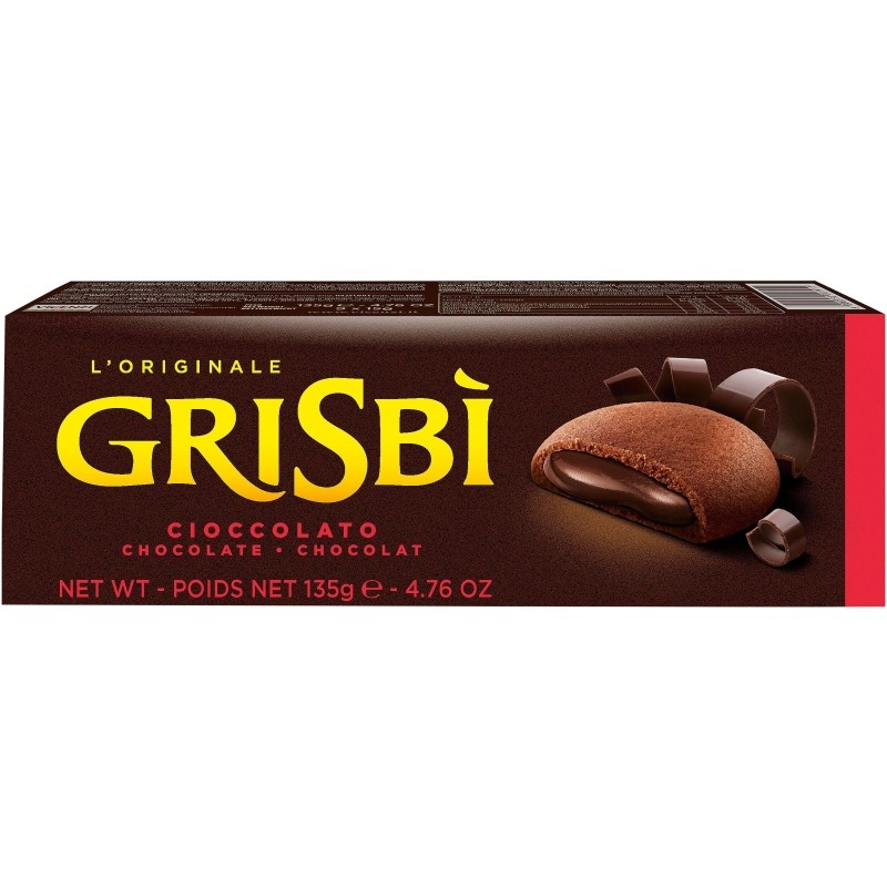Печенье Grisbi с начинкой из шоколадного крема, 135г