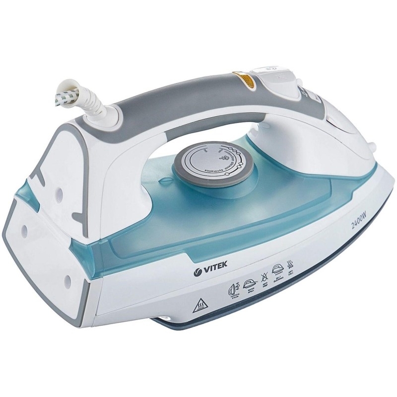 Утюг VITEK 1251-VT-03, мощность 2400 вт, материал подошвы Ceramic UltraCare