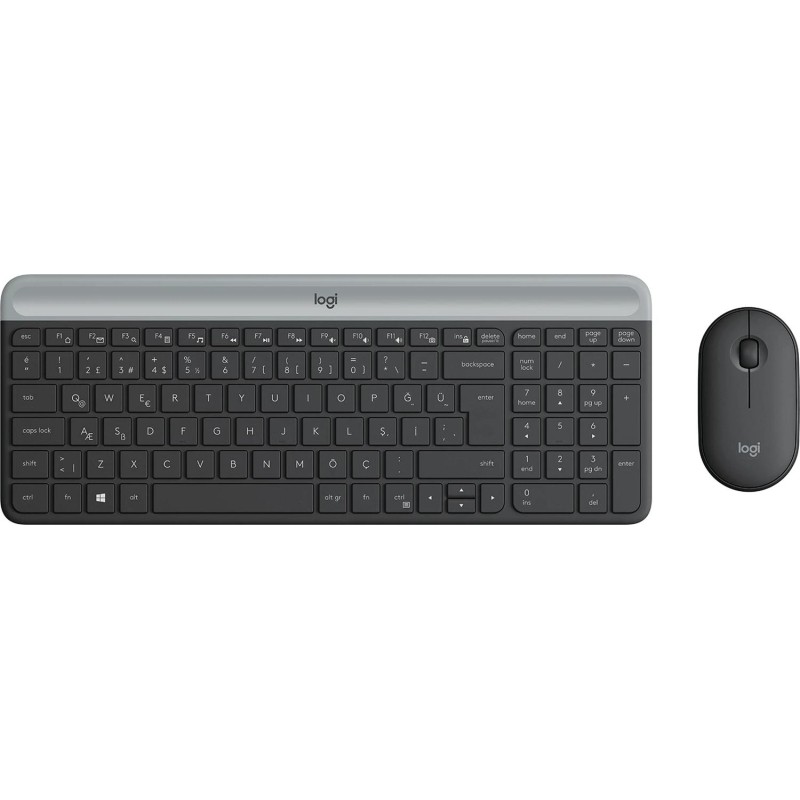 Набор клавиатура+мышь Logitech Wireless (920-009206) Desktop MK470, Black
