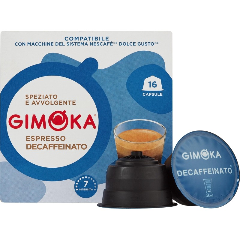 Кофе в капсулах Gimoka Dolce Gusto Espresso Soave (DG), 16кап/уп