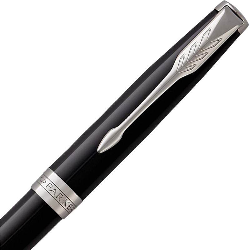 Ручка шариковая  PARKER Sonnet Lacquer Deep Black CT черный 1931502 Франция