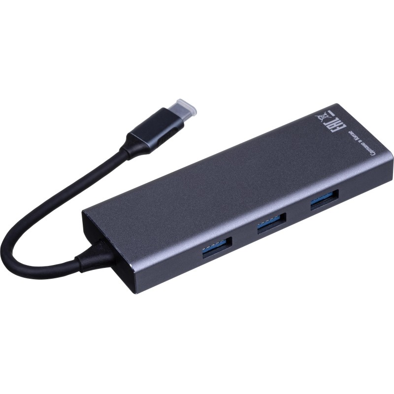 Разветвитель USB ProMega Jet HS002 USBх3/HDMIх1/microSDx1/TFcardx1/Серый