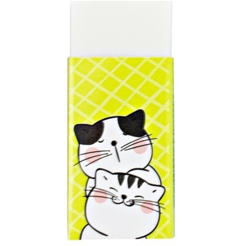 Ластик прямоугольный M&amp;G So Many Cats, 43x18x12 мм, ПВХ, белый, уп ассорти