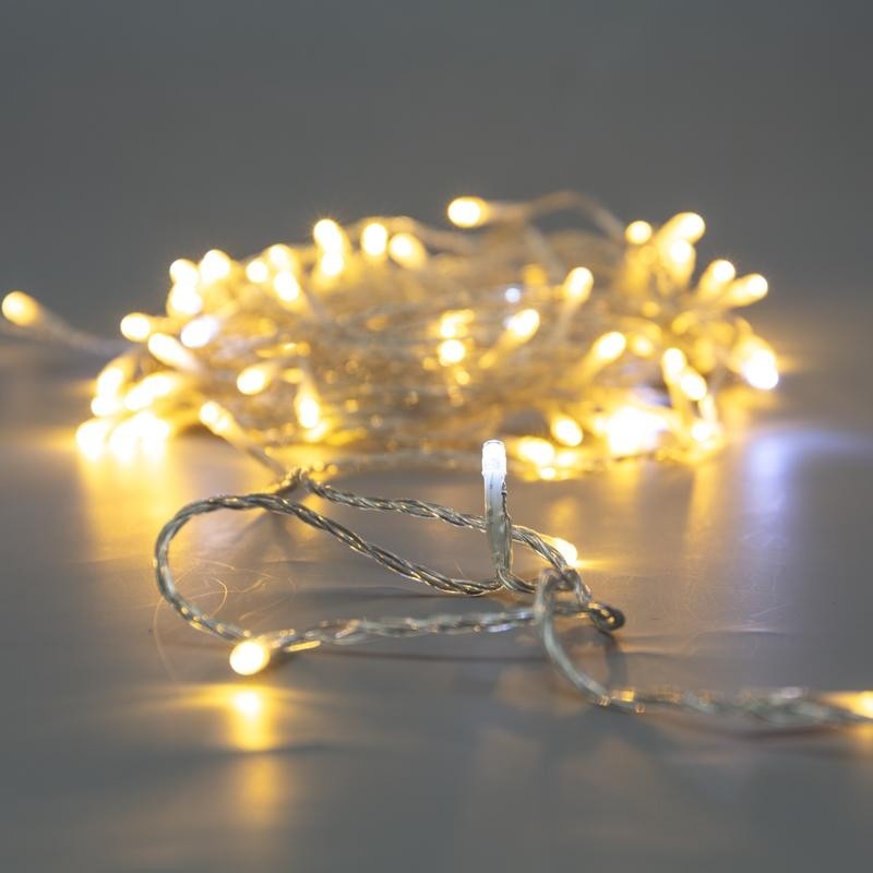 Гирлянда светодиодная Нить 20м, с эфф мерц, IP44, ТЕП БЕЛ, 150LED 305-566