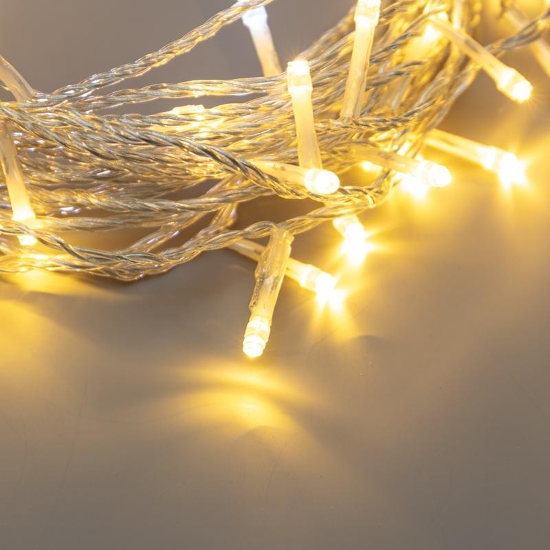 Гирлянда светодиодная Нить 20м, с эфф мерц, IP44, ТЕП БЕЛ, 150LED 305-566