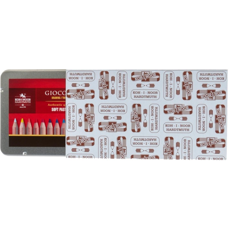 Карандаши пастельные цветные KOH-I-NOOR GIOCONDA SOFT 12цв/наб 8827012005PL