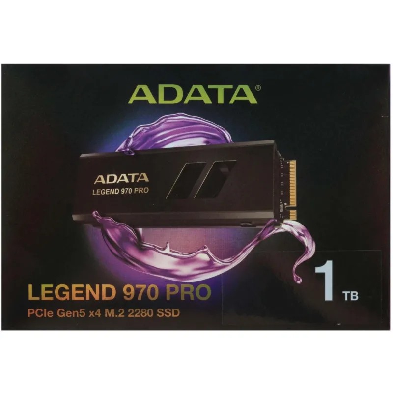 SSD накопитель ADATA LEGEND 970 Pro 1TB M.2 PCIe5.0 x4 (SLEG-970P-1TCI)