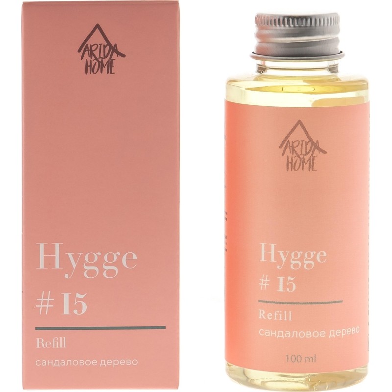 Наполнитель для аромадиффузора Hygge 15 Сандаловое дерево 100мл,АР 100-328