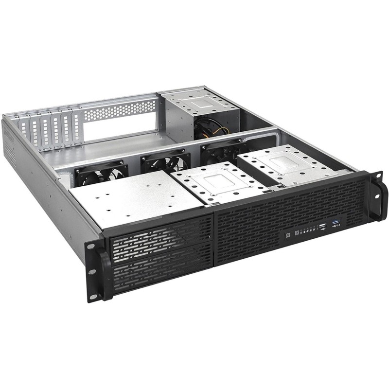 Корпус ExeGate Pro 2U550-06/2U2088 (19, 2U, 550, без БП, USB)(EX172968RUS)