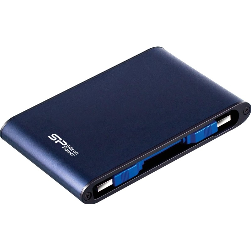Портативный HDD Silicon Power Armor A80 2Tb/2.5/Синий (SP020TbPHDA80S3B)
