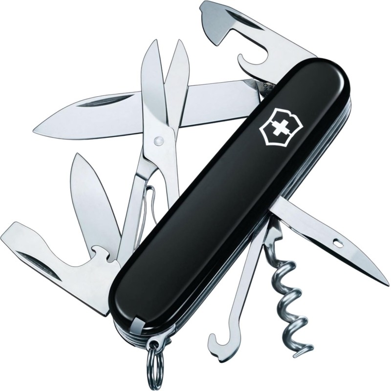 Нож Victorinox Climber, 91 мм, 14 функций, черный, 1.3703.3