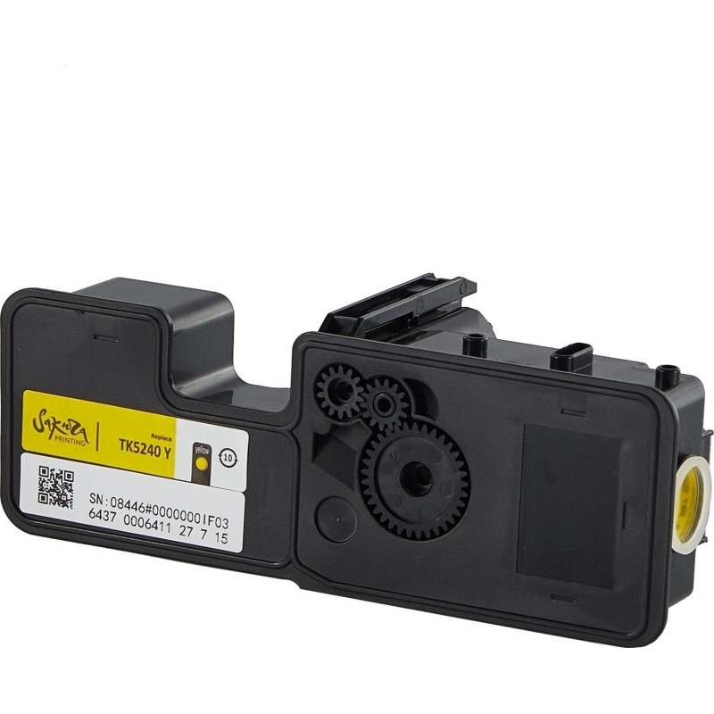 Картридж лазерный  Sakura TK-5240Y для Kyocera ECOSYS P5026 (ЛМ)