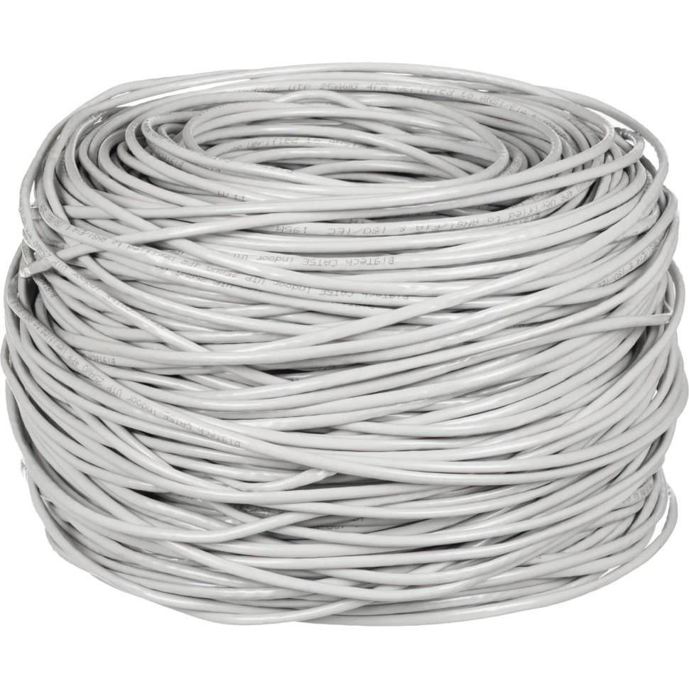 Кабель BigTech BT-CECR-015 CCA UTP 4 пары, кат.5e AWG24 LSZH 305м оранж