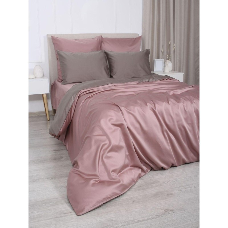 Постельное белье 1,5сп ML Luxury CINNAMON 115 гр/м2 н 50х70-2тенсел лиоц