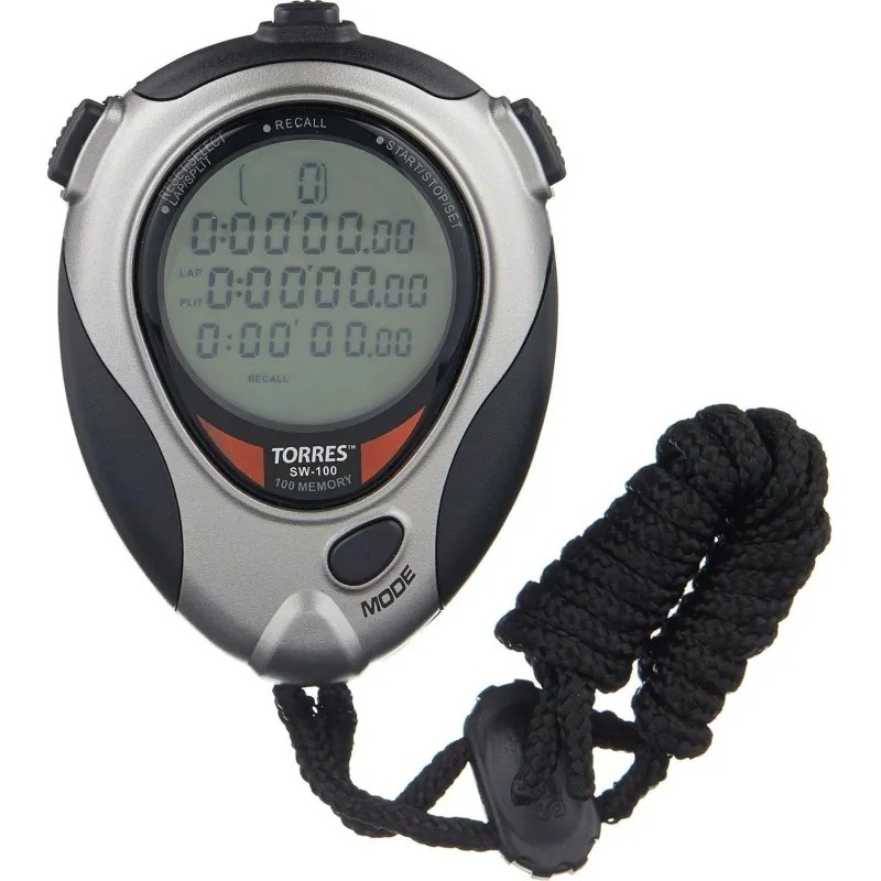 Секундомер профес.TORRES Professional Stopwatch, SW-100, серый, 34372-59109