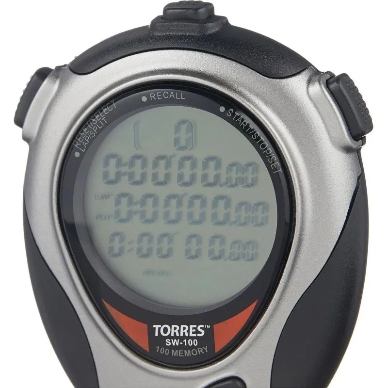 Секундомер профес.TORRES Professional Stopwatch, SW-100, серый, 34372-59109