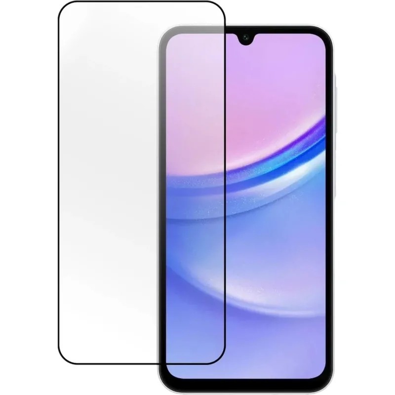 Защитное стекло PERO Full Glue для Samsung S25, черное