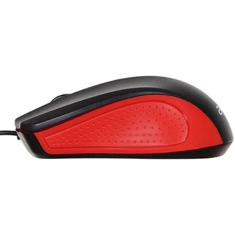 Мышь компьютерная Acer OMW012, черный/красный