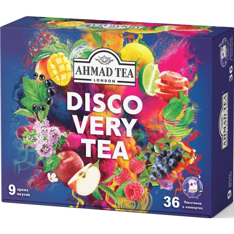 Чай Ahmad Tea Discovery Tea/Чайное открытие ассорт 9 вкусов 36 пак N089