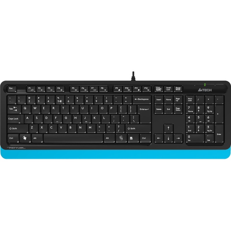 Клавиатура A4Tech Fstyler FK10 черный/синий USB
