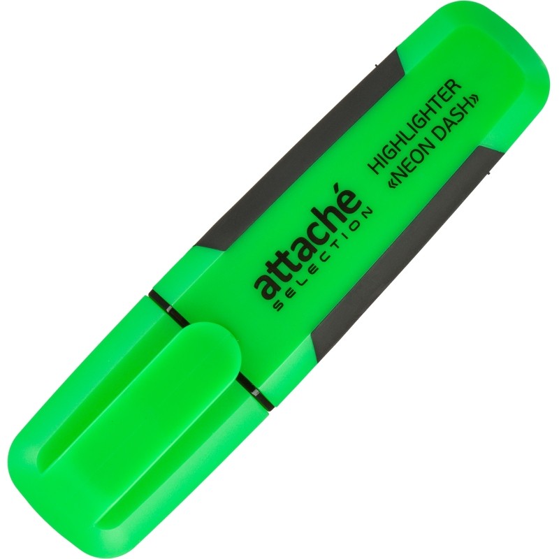 Маркер текстовыделитель Attache Selection Neon Dash 1-5мм зеленый HL7010