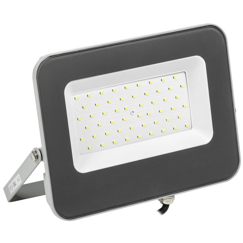 Прожектор светодиодный IEK 50Вт IP65 6500К сер. ИЭК LPDO701-50-K03