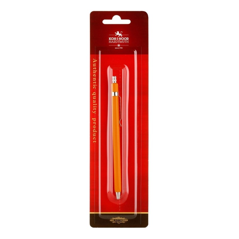 Карандаш цанговый VERSATIL 5201 2мм металлич желтый,клип,блист 5201CN1004BL