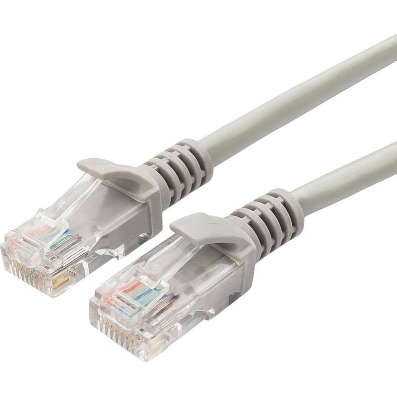 Патч-корд UTP Cablexpert PP10-0.25M кат.5e, 0.25м, литой, (серый)