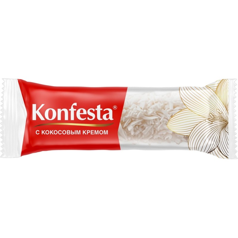 Конфеты Konfesta с кокосовой начинкой, 500г