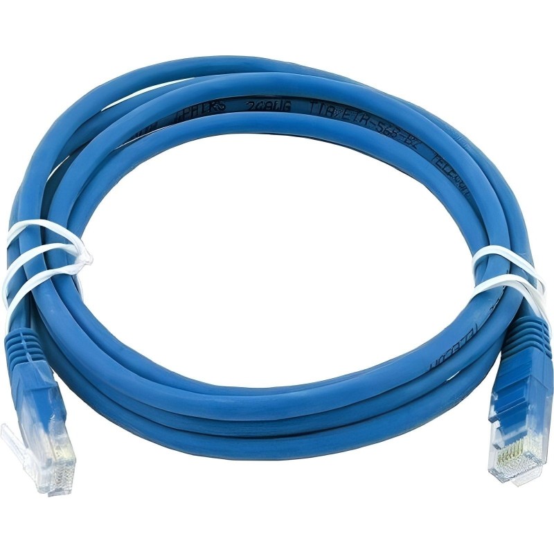 Патч-корд ExeGate UTP-RJ45-RJ45-5e-1M-BL, cat.5e, 1м, синий &lt;EX241494RUS