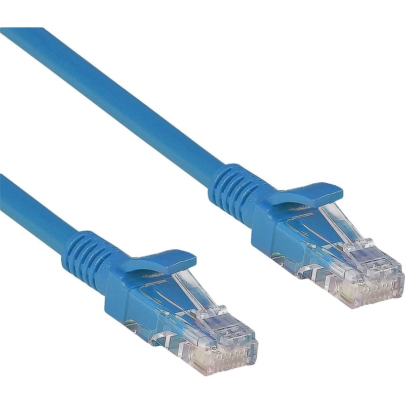 Патч-корд ExeGate UTP-RJ45-RJ45-5e-1M-BL, cat.5e, 1м, синий &lt;EX241494RUS