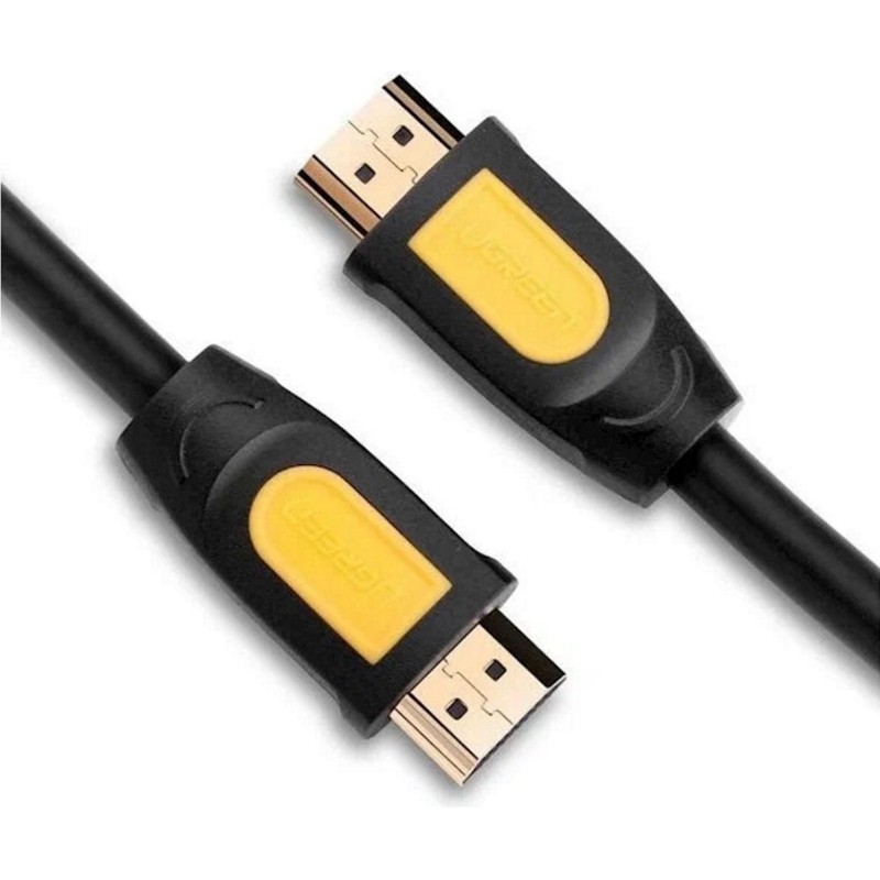 Кабель UGREEN HD101 HDMI 4K цвет желтый/черный. 1м (10115)