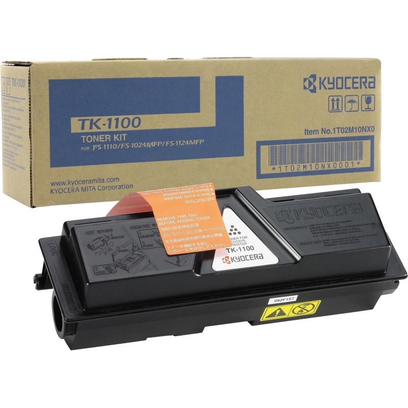 Тонер-картридж Kyocera TK-1100 (1T02M10NX0) чер. для  FS-1110/1024/1124